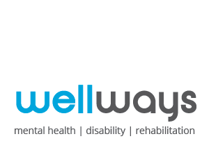 The Wellways Australia logo captures the essence of a supportive, research-based partner for busy carers, using modern design elements to convey empathy, connection, and unwavering dedication to well-being.